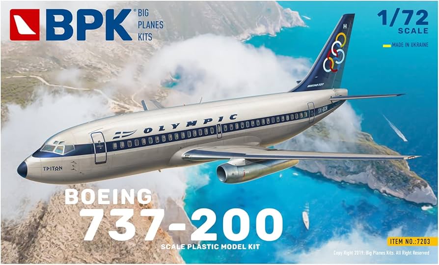 Amazon | ビッグプレーン 1/72 ボーイング 737-200 オリンピック航空
