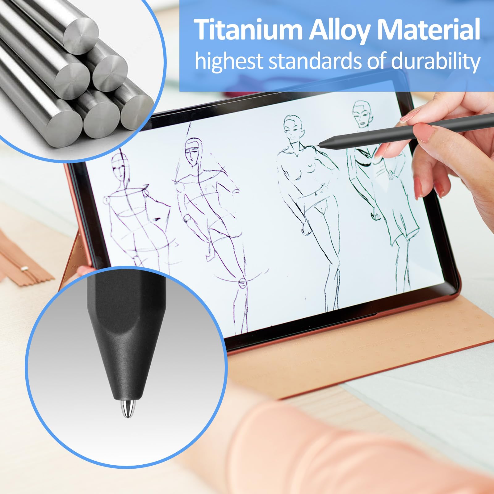 Amazon.co.jp: Kindle Scribeスタイラスペン用交換用ペン先 - チタン