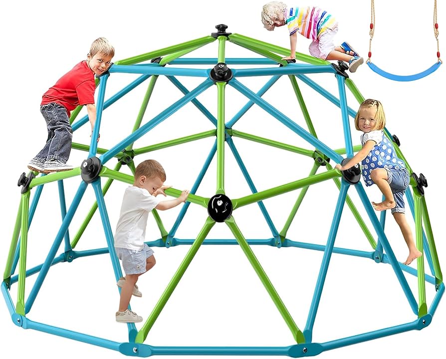 Amazon.com: Easyego Climbing Dome, 10FT Jungle Gym with Swing for