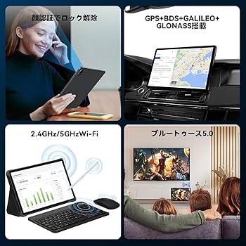 Amazon.co.jp: Alphawolf LPad2S Android 16 タブレット 10インチ Wi
