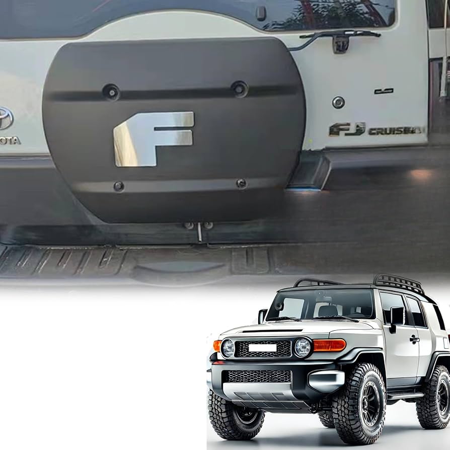 Amazon | トヨタFJクルーザー用スペアタイヤカバー 改造リアドアスペア