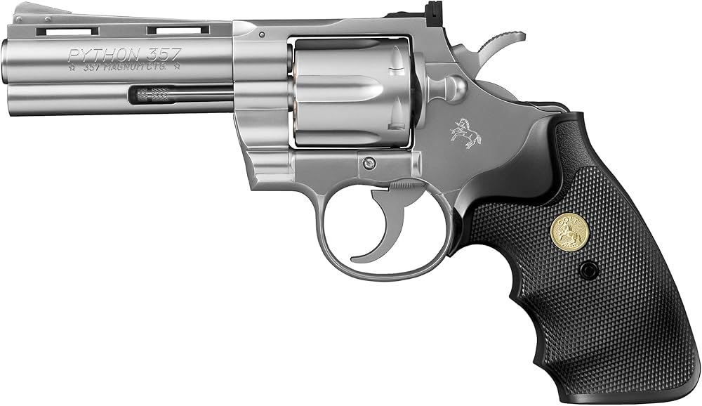 Amazon | 東京マルイ コルトパイソン 357マグナム 4インチ ステンレス