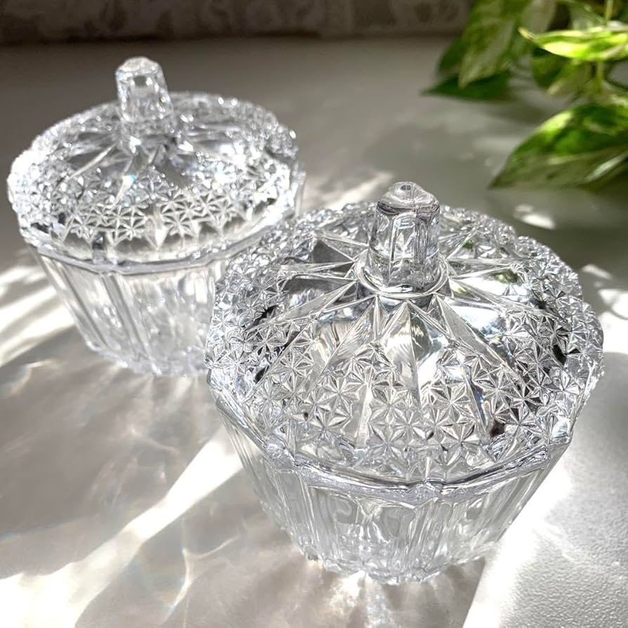 Amazon.co.jp: 昭和レトロ sogaガラス 曽我ガラス キャンディーポット