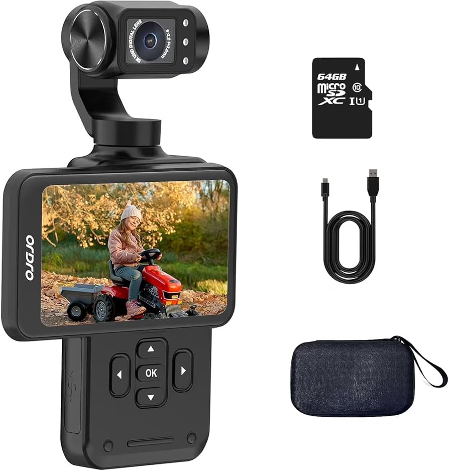 Amazon.com : ORDRO M5 Vlogging Camera 3-Axis Gimbal Stabilizer, 5K