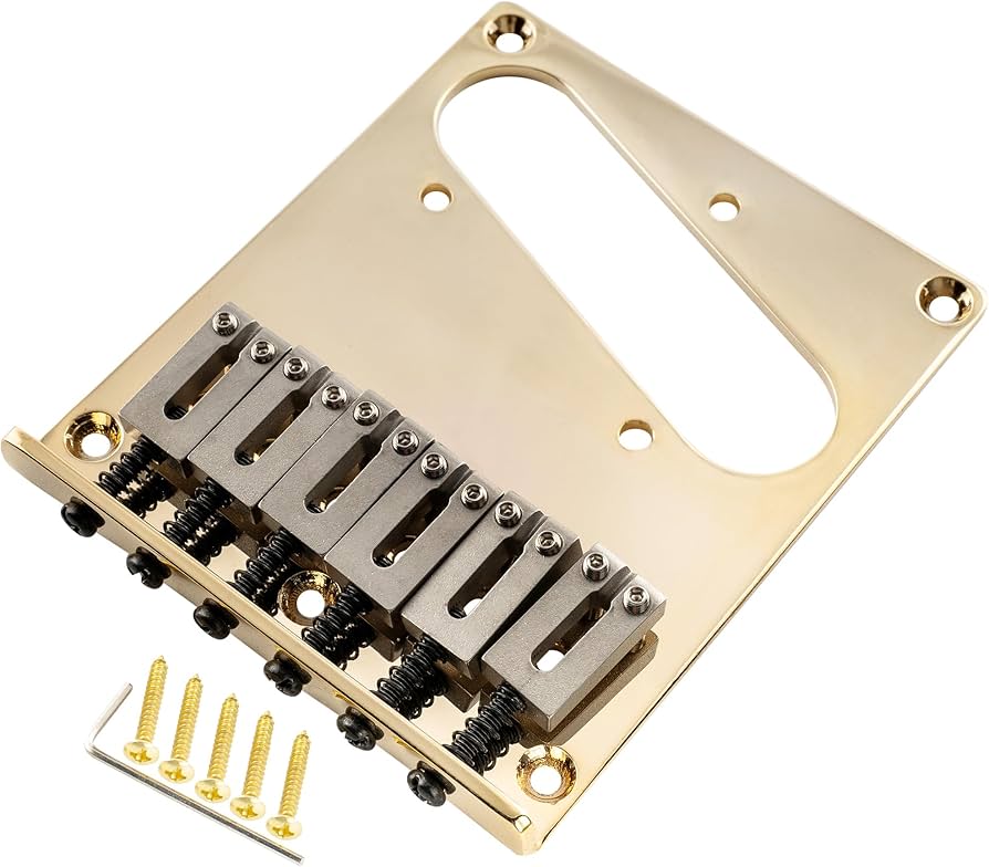 Amazon.co.jp: Musiclily Pro テレキャスターブリッジ 6WAY SUS