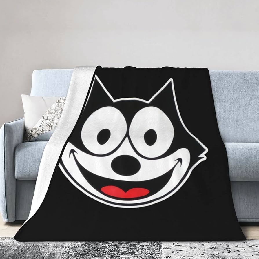 Amazon｜毛布 シングル フィリックス・ザ・キャット ブランケット