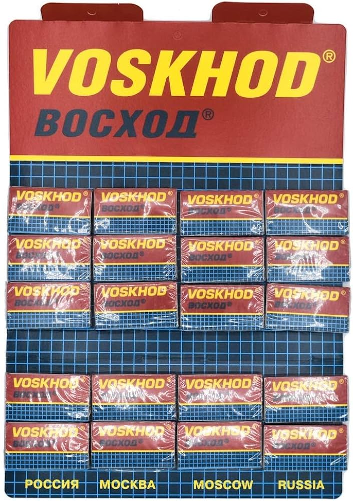 Amazon.co.jp: Voskhodダブルエッジかみそりの刃100パック : ビューティー