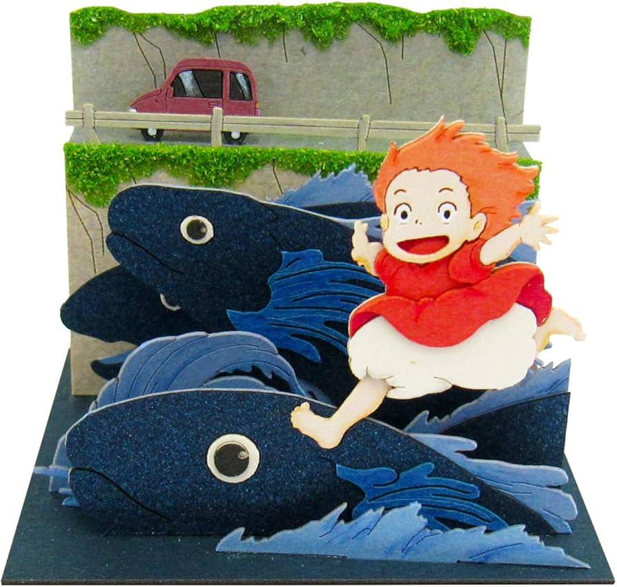 Amazon | さんけい スタジオジブリmini 崖の上のポニョ 水魚の上を走る