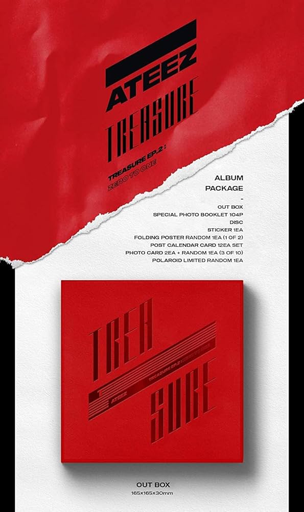 Amazon.com: Stone Music Entertainment ATEEZ - Treasure EP.2 : Zero