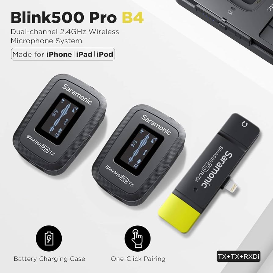 Amazon | Saramonic Blink 500 PRO シリーズ B4 ミニデュアル