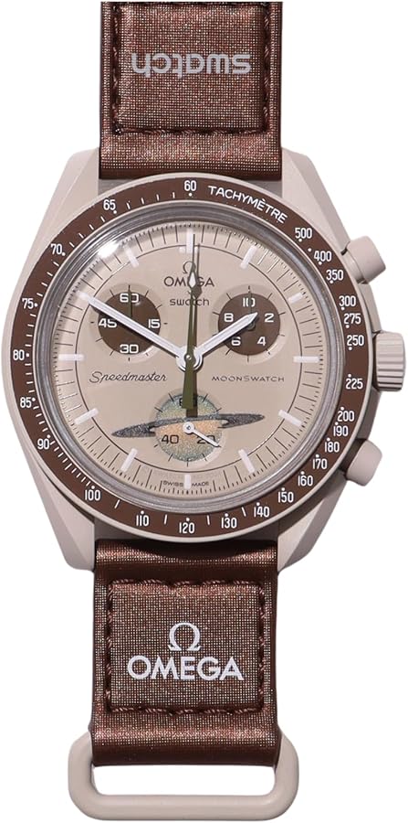 Amazon.co.jp: OMEGA × SWATCH Saturn ギフト 腕時計 オメガ