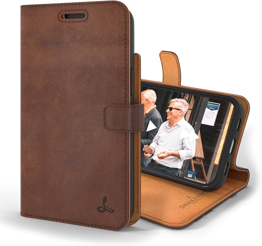 Amazon.com: Snakehive Leather Wallet for iPhone 13 Pro | Genuine