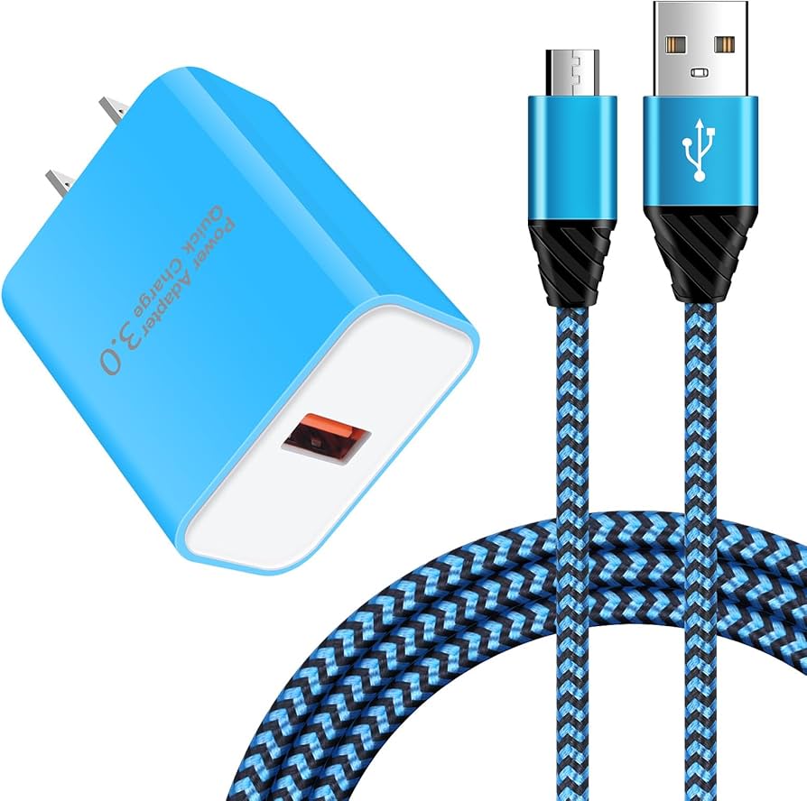 Amazon | ChrisPow アンドロイド充電器 マイクロb usbケーブル micro b