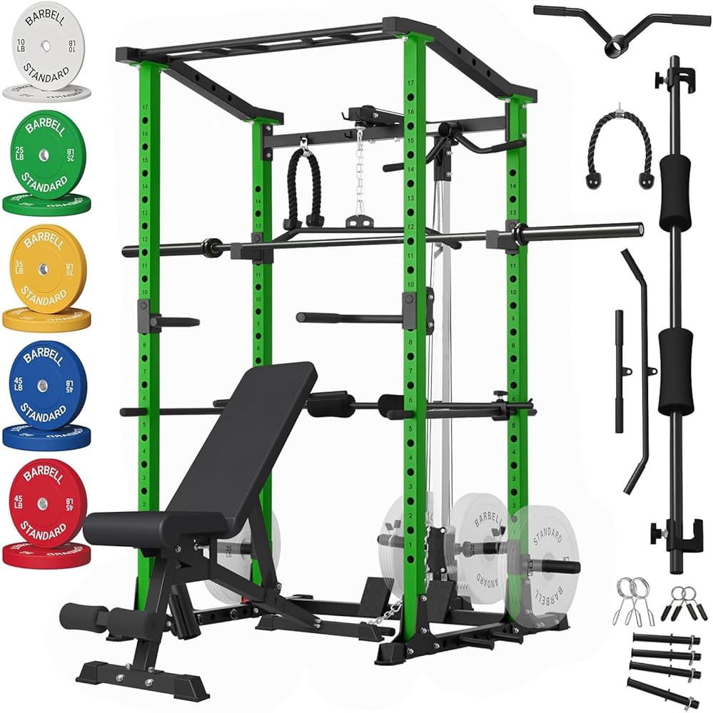 Amazon.co.jp: ER KANG パワーケージ 1200ポンド パワーラック LAT