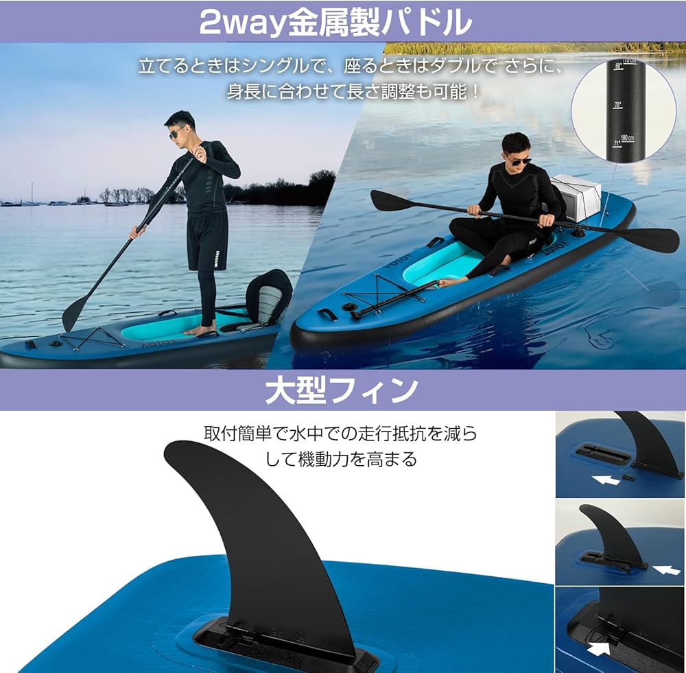Amazon.co.jp: TOJOY SUP ボード スタンドアップパドルボード サップ