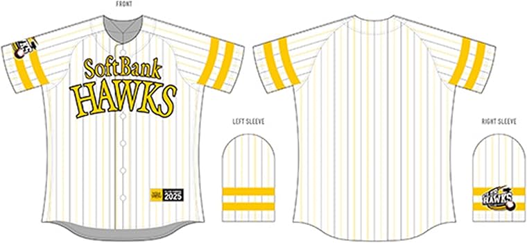 Amazon.co.jp: 福岡ソフトバンク ホークス ユニフォーム 2025 CLUB