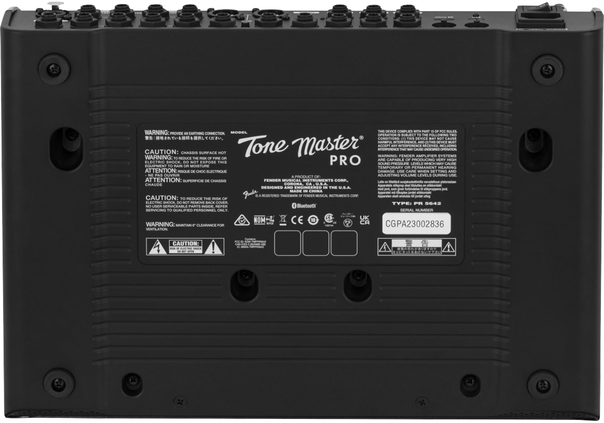 Amazon.co.jp: Fender Tone Master Pro マルチエフェクトギターワーク