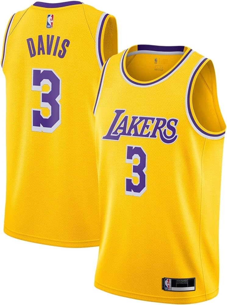 Amazon.com: Outerstuff Anthony Davis Los Angeles Lakers Yellow #3