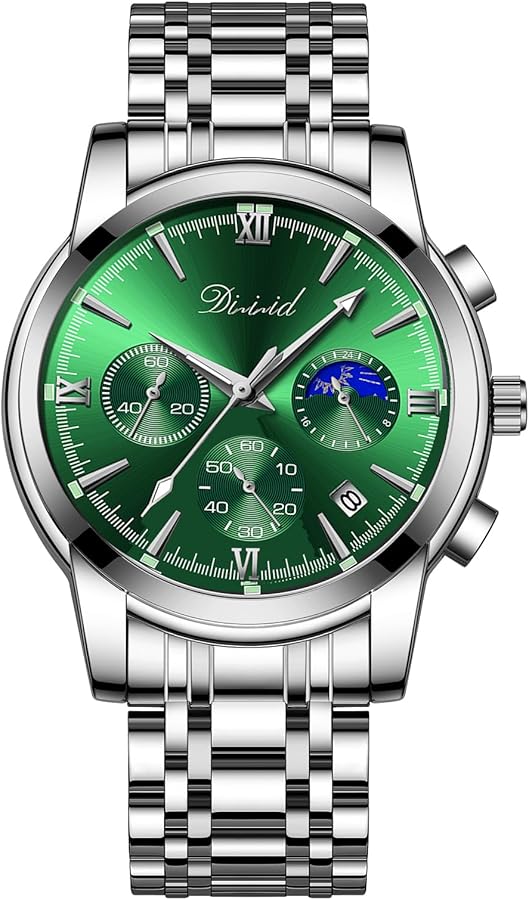 Amazon | DIZIZID 腕時計 メンズ クオーツクロノグラフウオッチ 人気