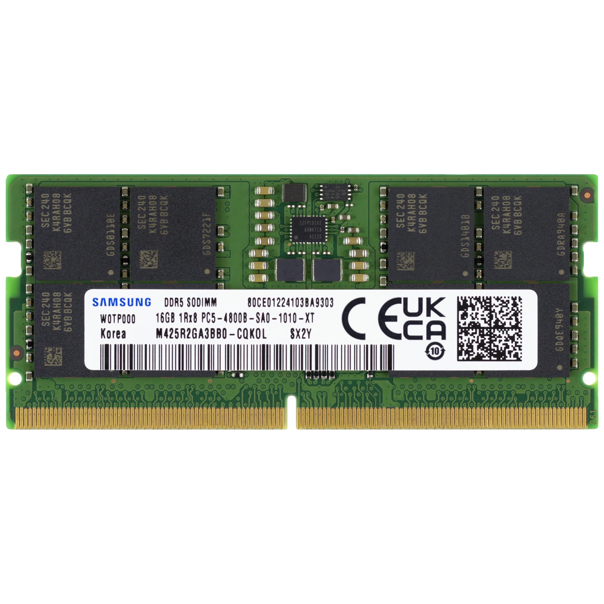 Amazon.co.jp: Samsung 16GB DDR5 4800MHz PC5-38400 CL40 SODIMM 1Rx8