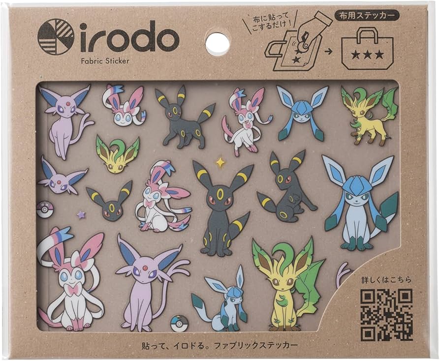 Amazon.co.jp: ポケモンセンターオリジナル 布用ステッカーirodo