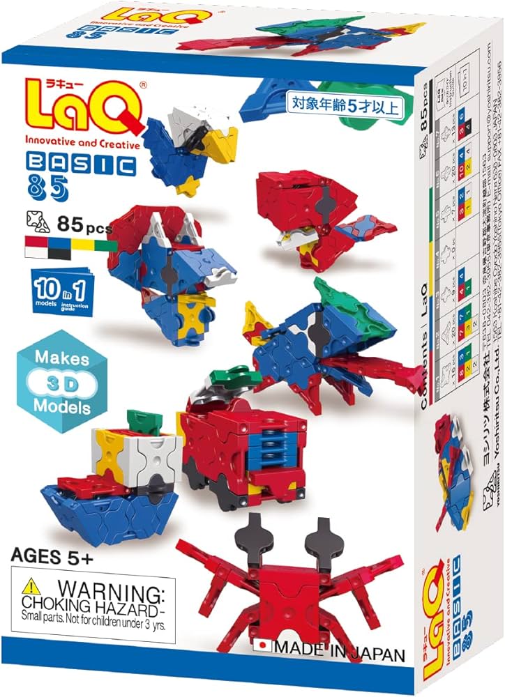 Amazon.co.jp: Yoshiritsu LaQ Basic 85/Experience Pack (3D) : Toys