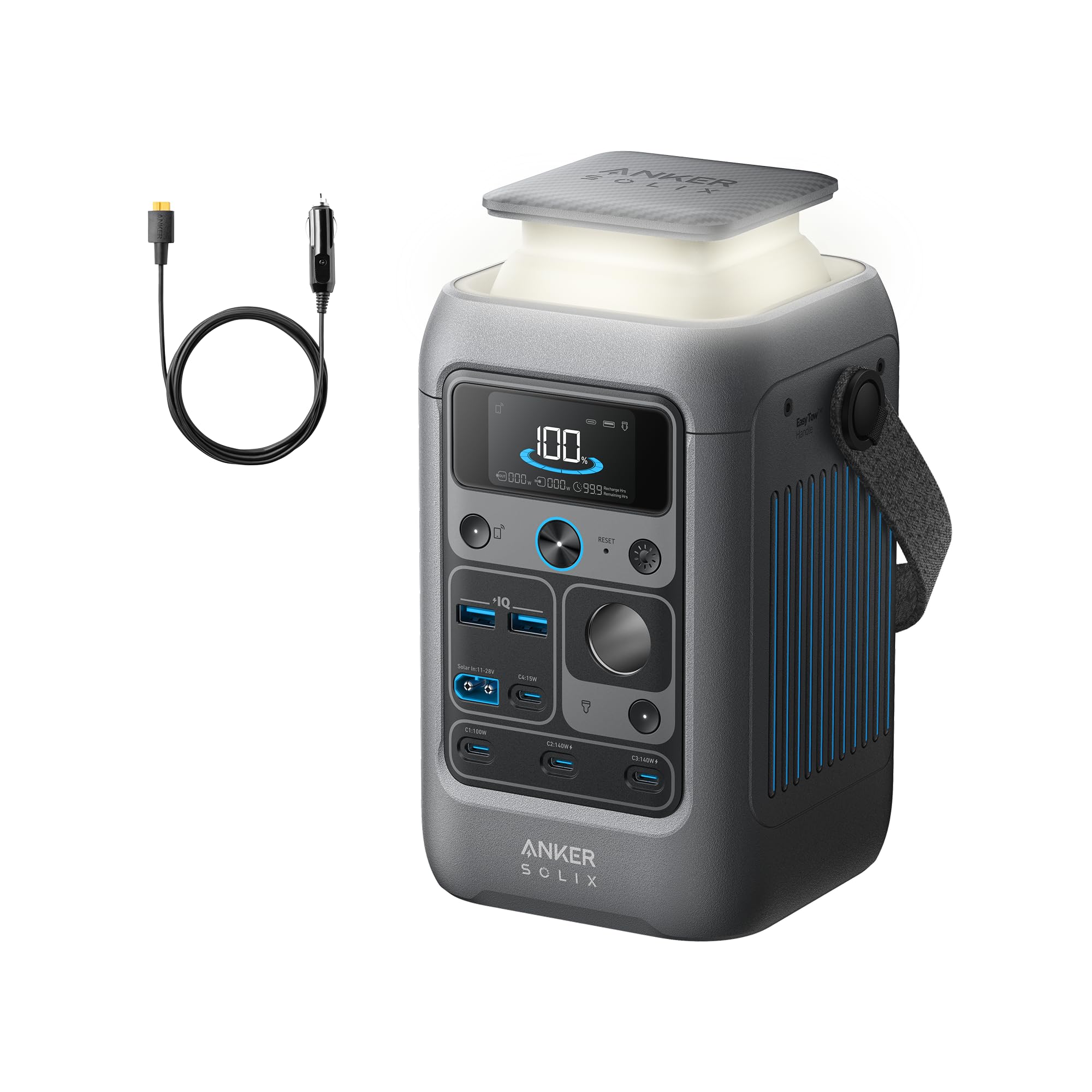 Amazon.com : Anker SOLIX C300 DC Power Bank Station with Car