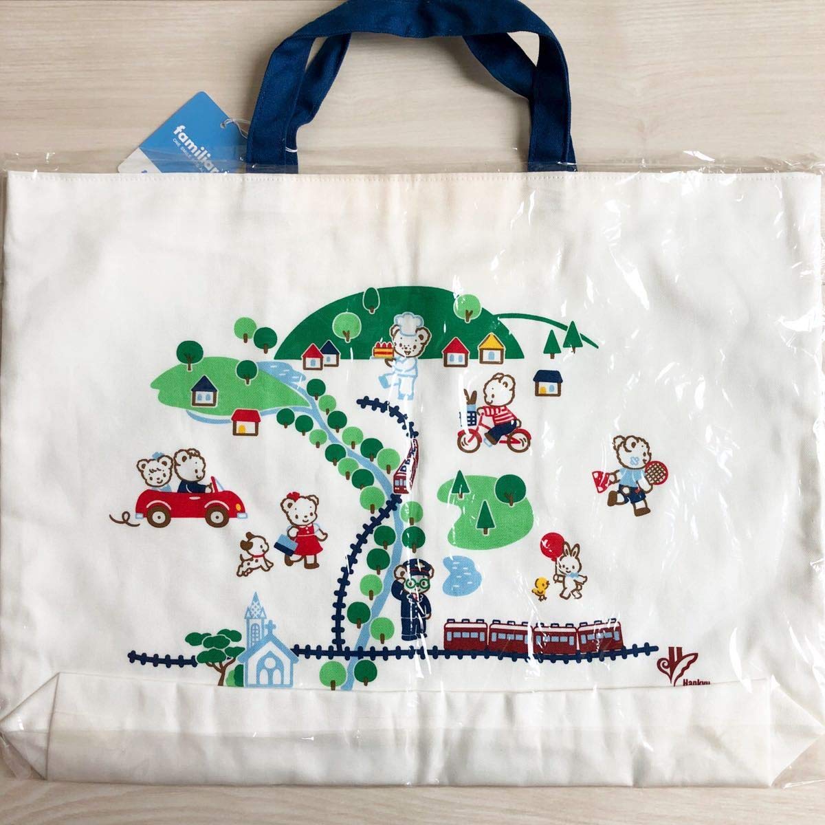 Amazon.co.jp: familiar ファミリア 阪急電車 コラボ レッスンバッグ