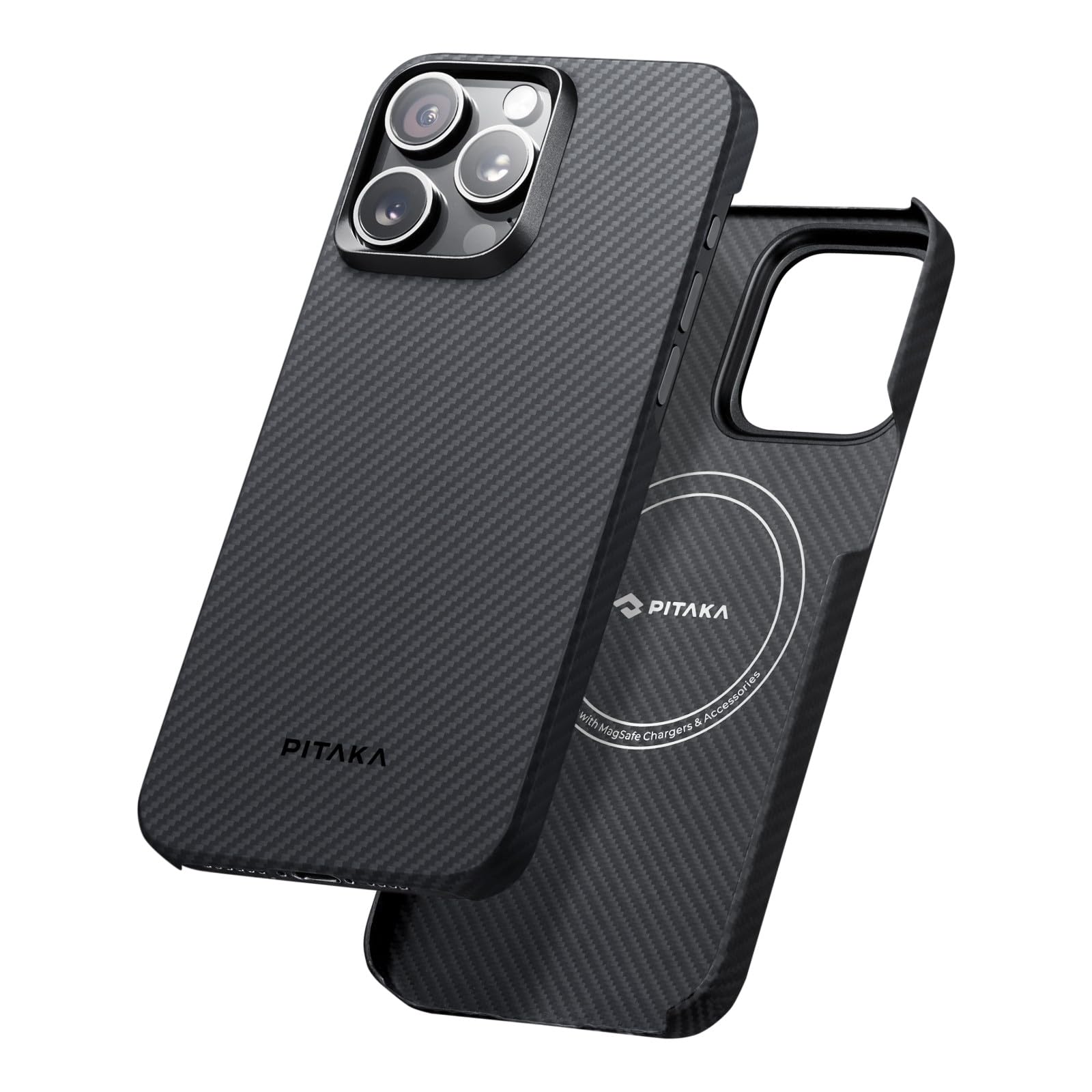 Amazon.com: pitaka MagEZ Case 4 for iPhone 15 Pro, 6.1-inch, Slim