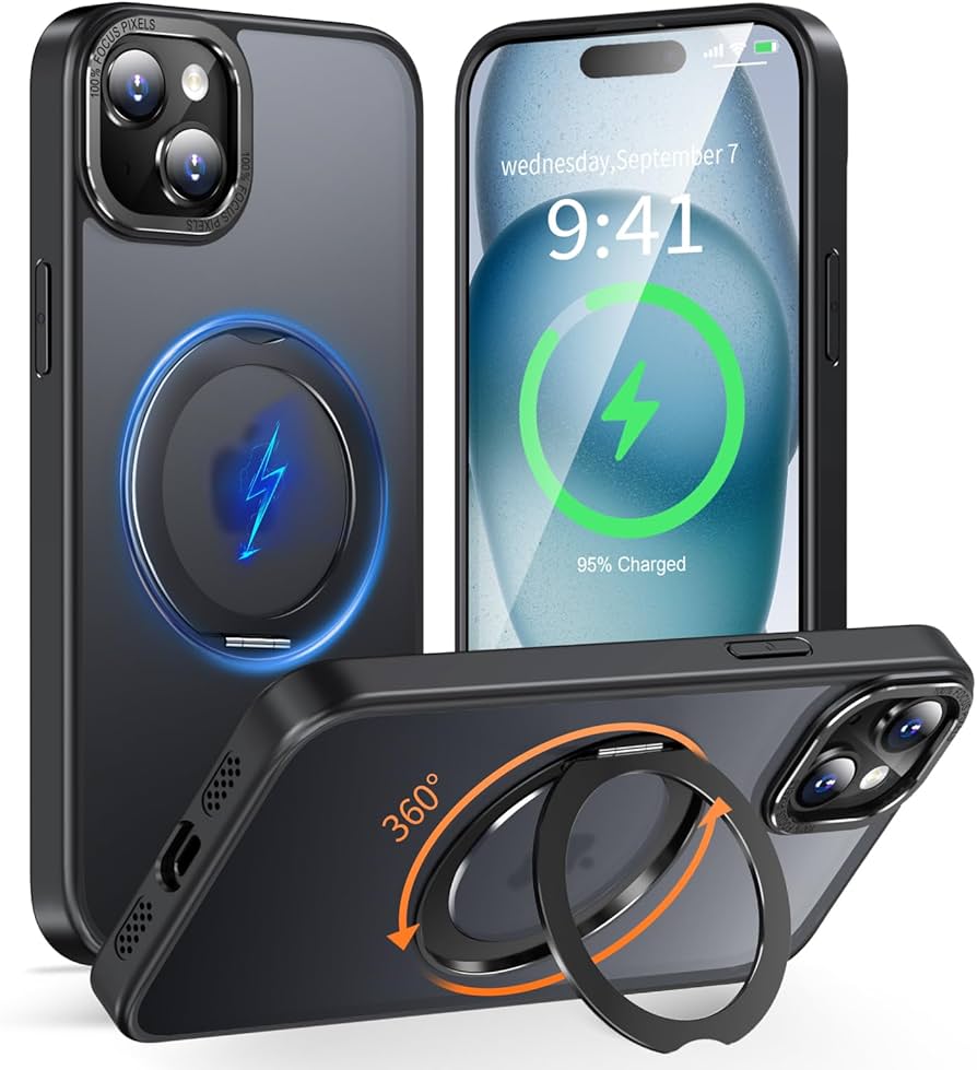 Amazon.co.jp: KWATUNG 互換品 iphone15用ケース magsafe対応