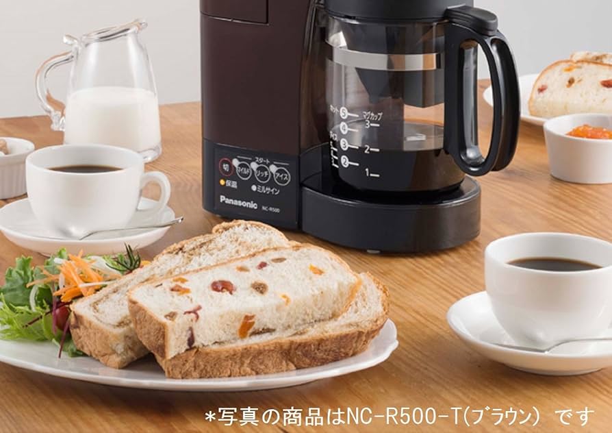 Amazon | パナソニック コーヒーメーカー ミル付き 浄水機能 レッド NC