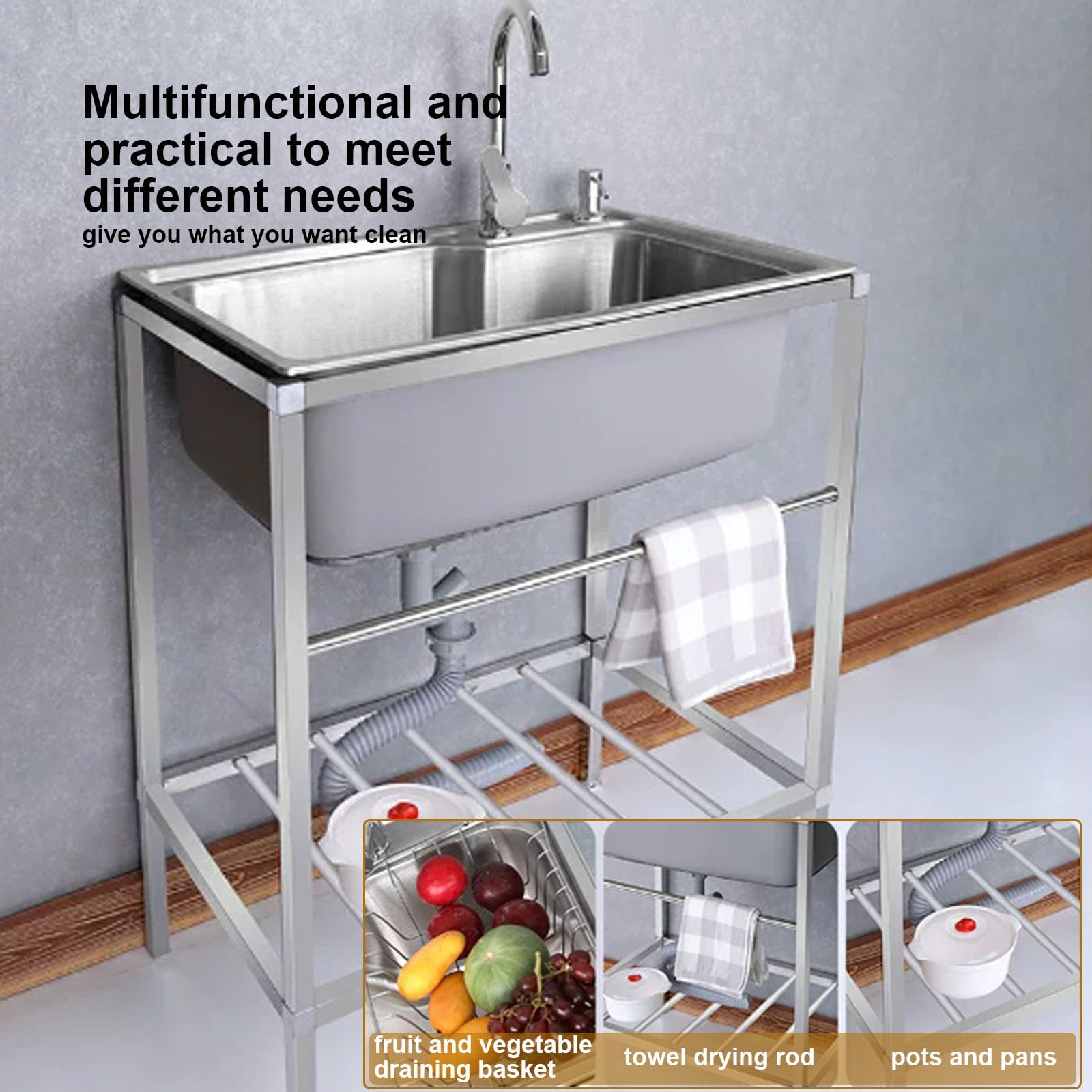 Amazon.co.jp: 簡易手洗い器 工事不要,蛇口付き,簡易ポータブル洗面台