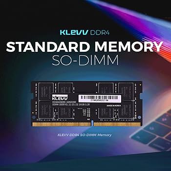 KLEVV DDR4 16GB (1x16GB) 3200MHz CL22 1.2V SODIMM Laptop Ram