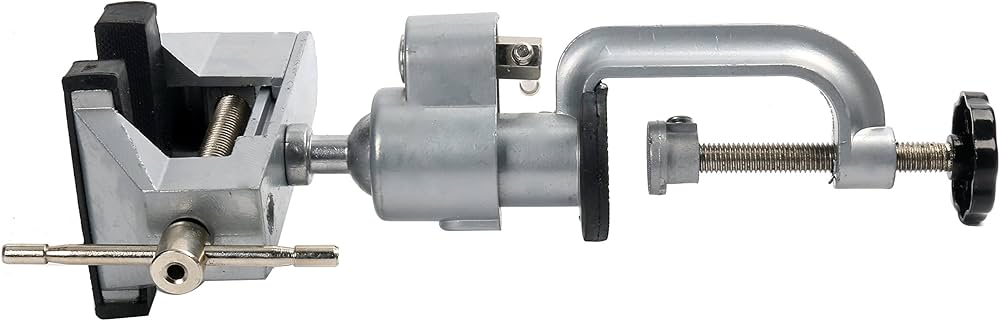 Amazon | マルチアングルバイス 軽量 卓上万力 アルミ製 DIY 固定 切断