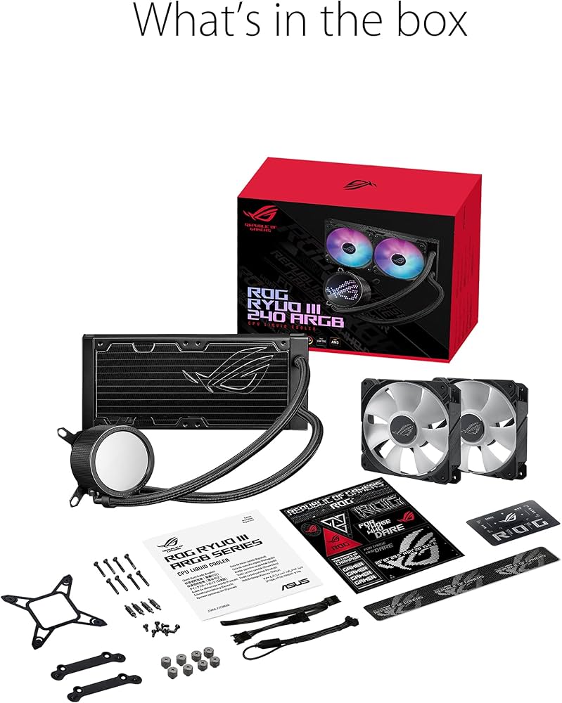 Amazon.com: ASUS ROG RYUO III 240 ARGB All-in-one AIO Liquid CPU
