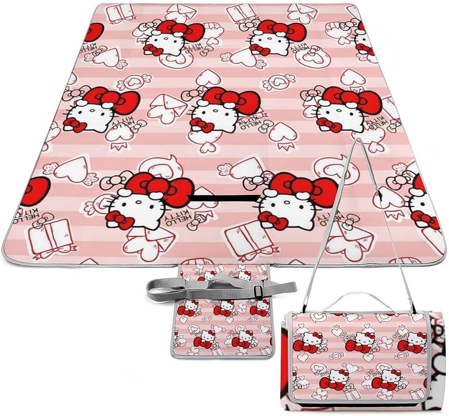 Amazon.co.jp: ハローキティ レジャーシート コンパクト 大判