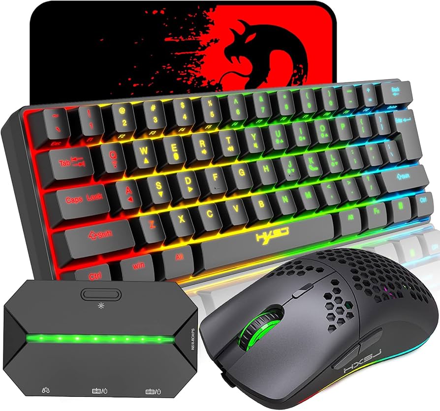 Amazon.co.jp: ゲーミングキーボード マウスセット 無線 ワイヤレス