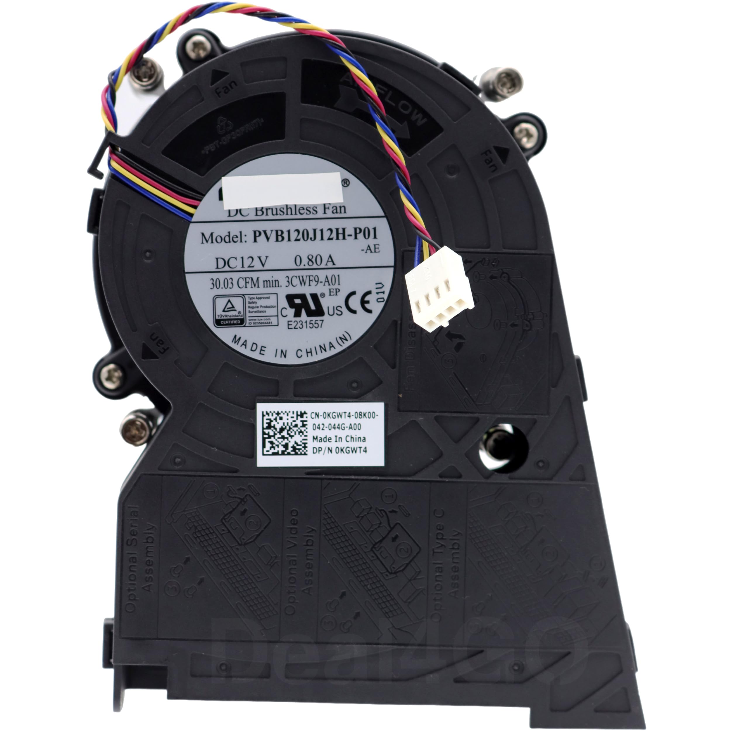 Amazon.com: Deal4GO CPU Cooling Fan & Heatsink KGWT4 71G3K 7D86K