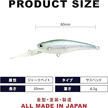 Amazon.co.jp: ラッキークラフト(LUCKY CRAFT)ステイシー60SP