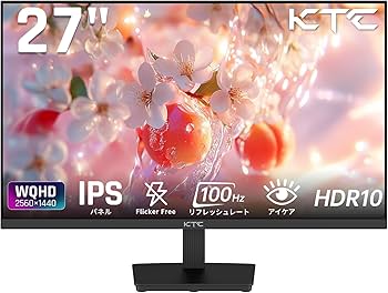 Amazon.co.jp: KTC 27インチ モニターWQHD(2560×1440) 100Hz IPSパネル