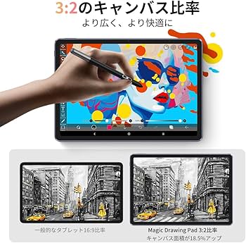 Amazon.co.jp: XPPen 2024版 ペンタブレット 12.2型 タブレット