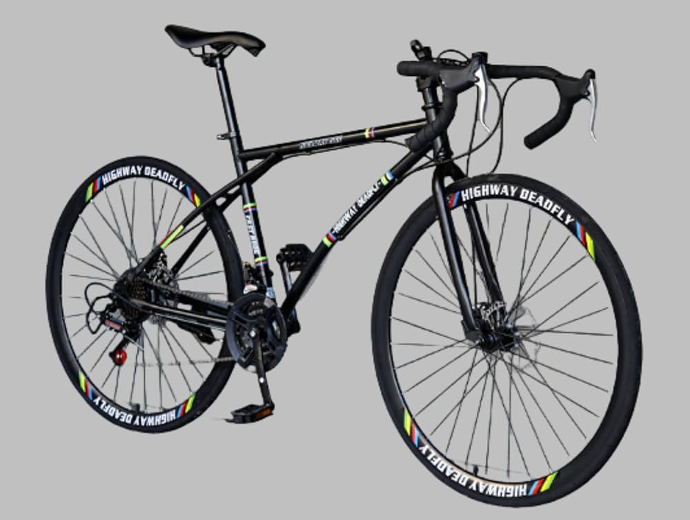 Amazon | XXAクロスバイク ロードバイク通勤 24スピード40/60ナイフ