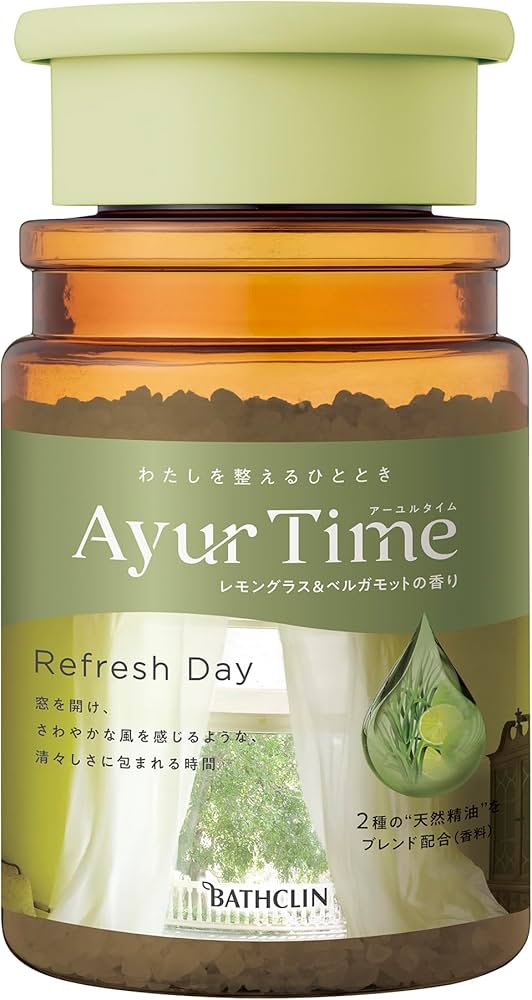Amazon.co.jp: アーユルタイム リフレッシュデイ バスソルト レモン