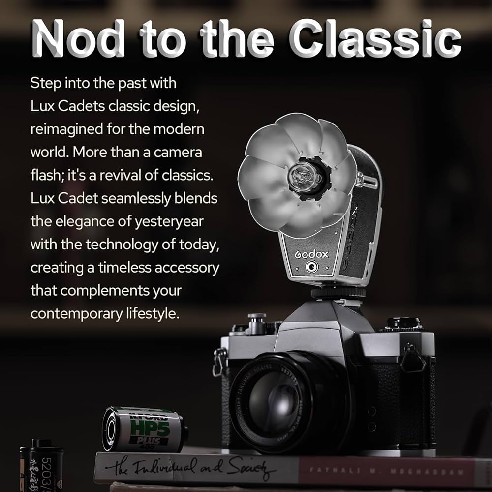 Amazon | GODOX Lux Cadet レトロ カメラフラッシュ クリップオン