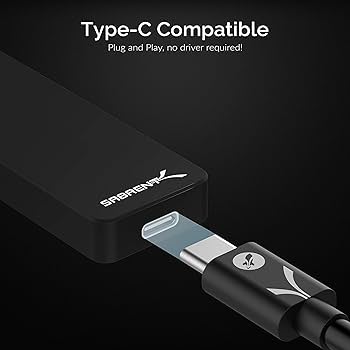 Amazon | SABRENT 外付けSSD、SSD 2TB、USB 3.2 Gen 2 10Gb/秒、最大