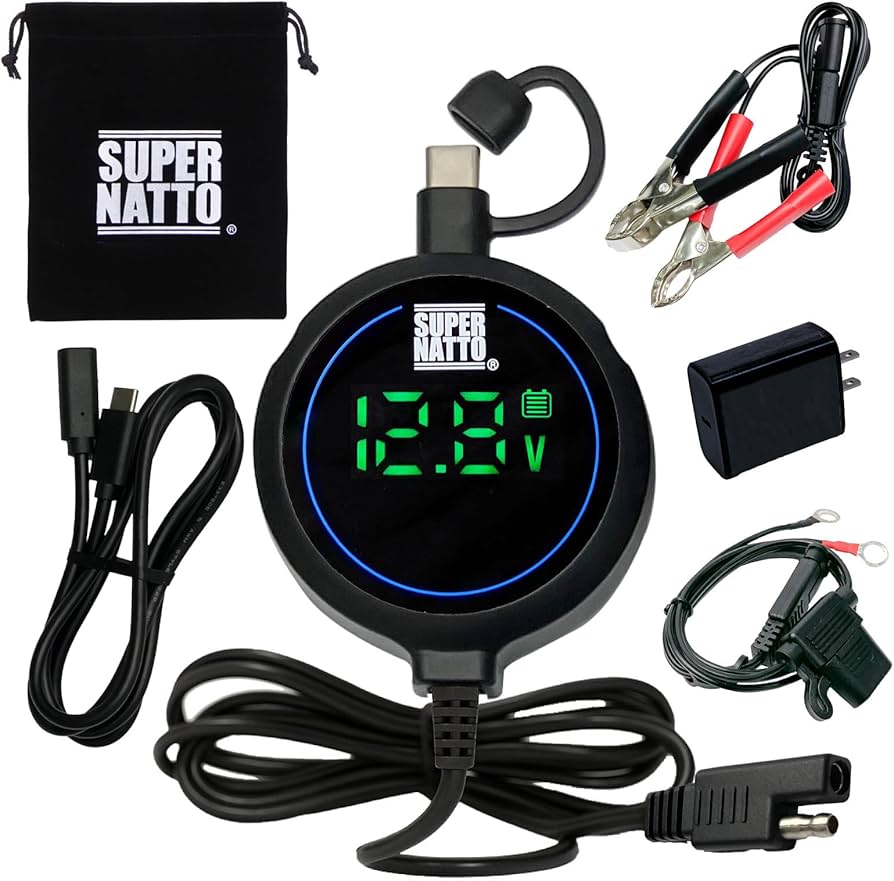 Amazon.co.jp: スーパーナット スマホ用のモバイルバッテリーでバイク