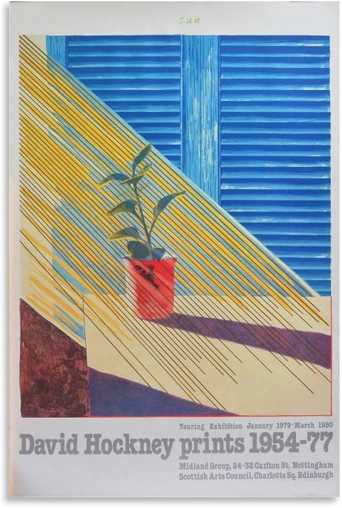 Amazon.co.jp: David Hockneyデイヴィッド・ホックニー ポスター 展覧