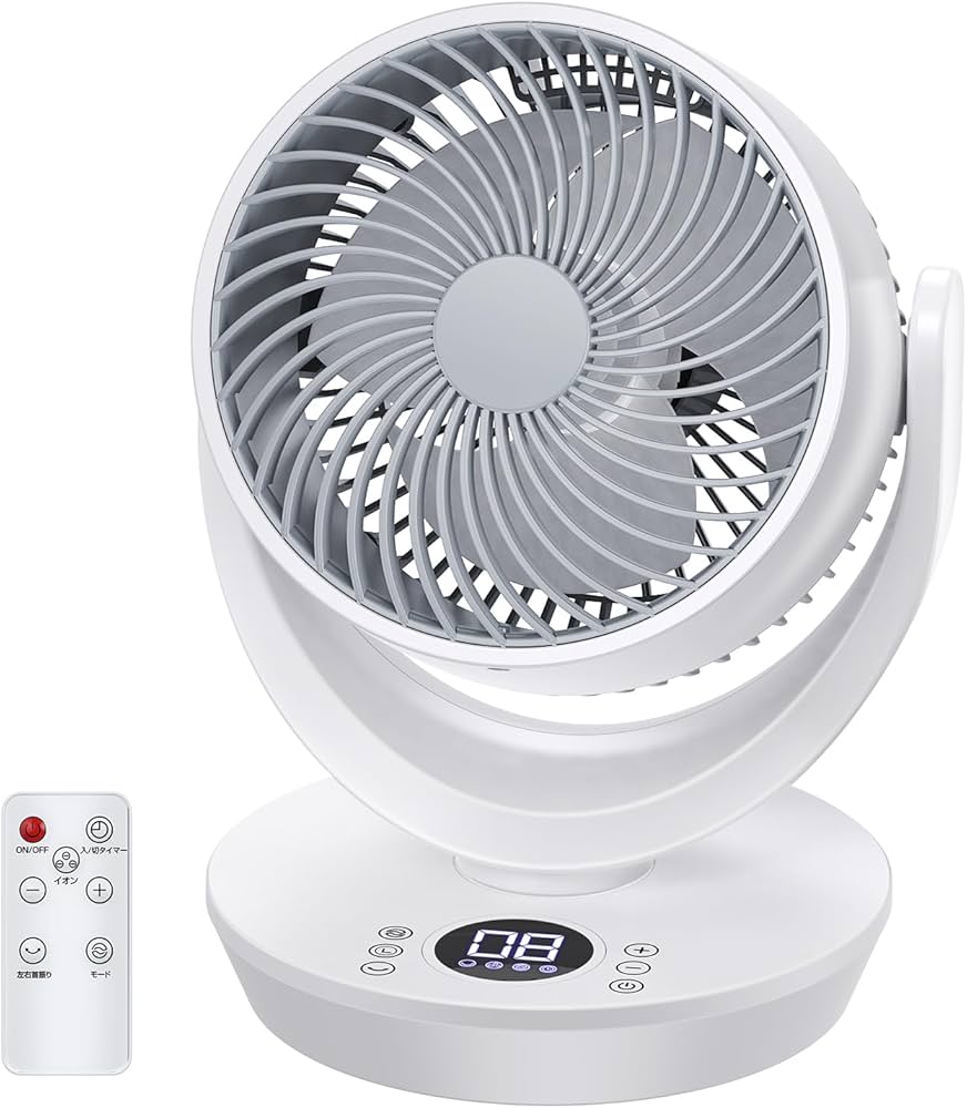 Amazon | サーキュレーター 扇風機 【2025夏新開発&3D首振り&マイナス