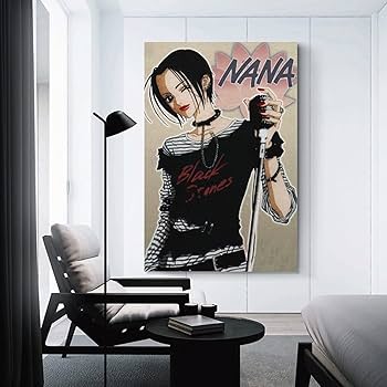 Amazon｜NANA大崎ナナアニメキャンバスアートポスター寝室リビング
