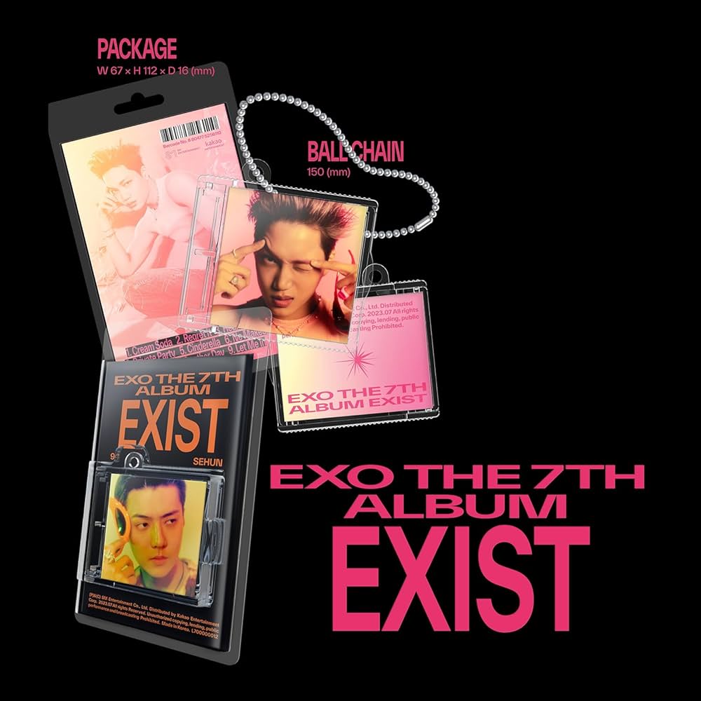 EXO - 7th Album [EXIST] (SMINI Ver - SEHUN Ver.) Cover + Package +
